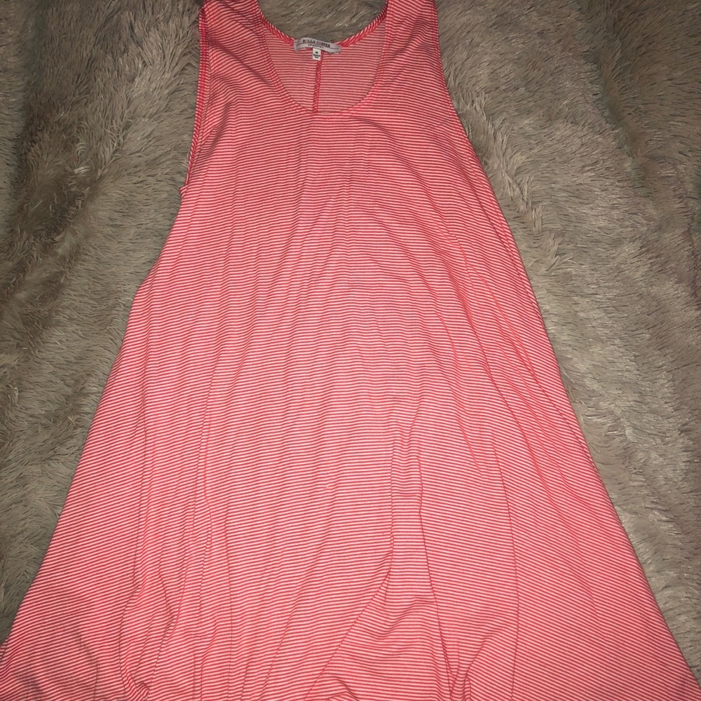 Beautiful Vertical Striped Summer Dress